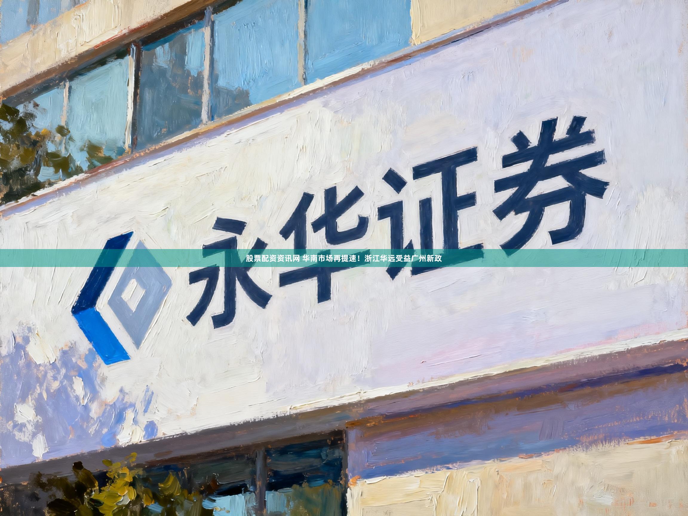 股票配资资讯网 华南市场再提速！浙江华远受益广州新政