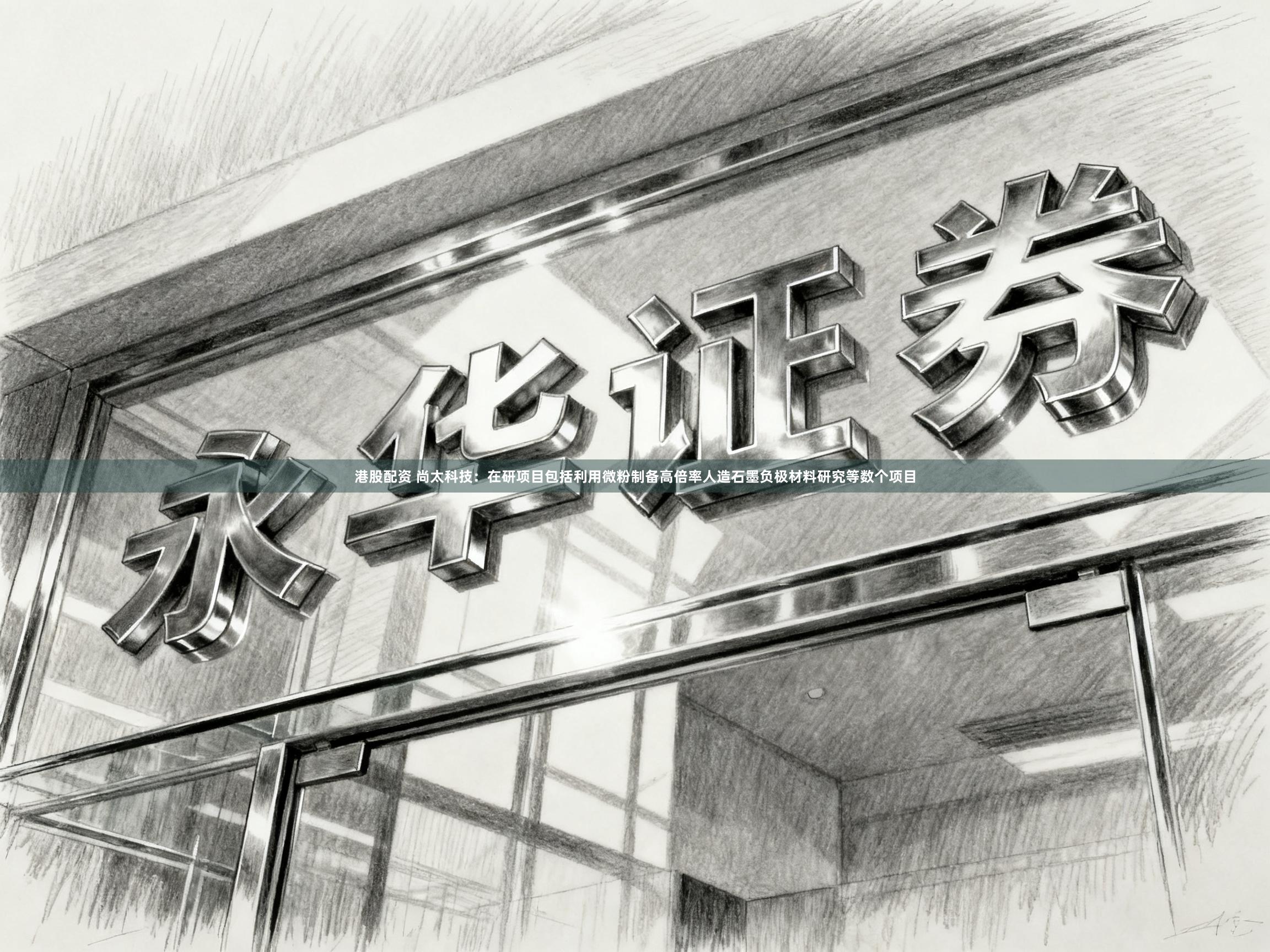 港股配资 尚太科技：在研项目包括利用微粉制备高倍率人造石墨负极材料研究等数个项目